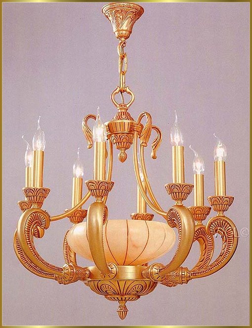 Alabaster Chandeliers Model: RL 1458-66